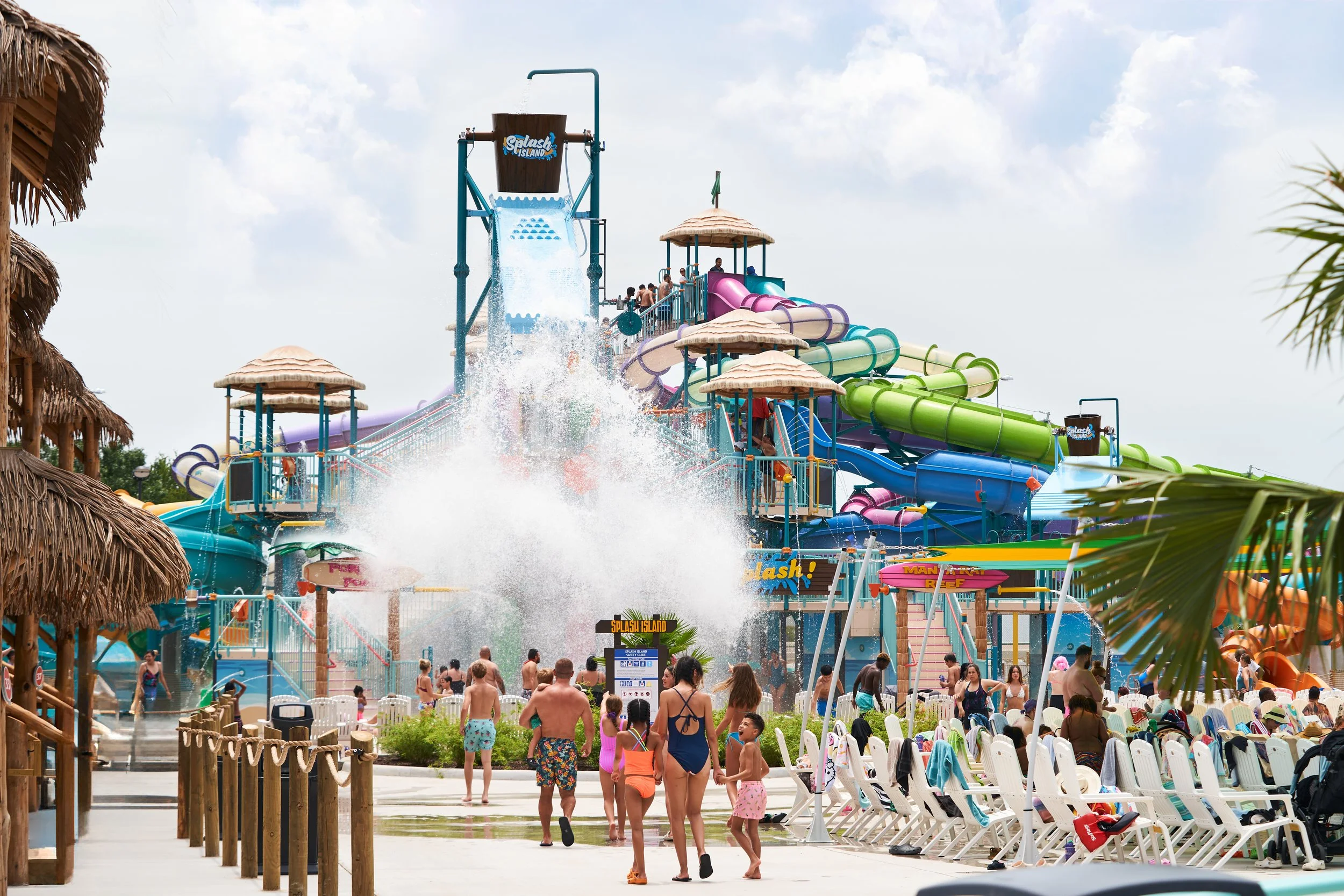 Six Flags Hurricane Harbor Arlington Debuts Massive 'Splash Island